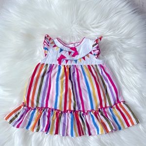 Bonnie Baby Carnival Flag Dress 0/3M